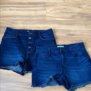 Nine West Indigo Denim Shorts